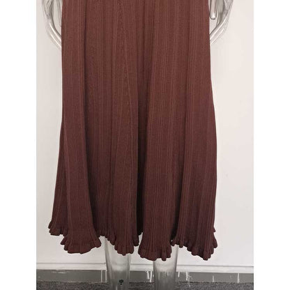 Knit Midi Dress for Women | Casual Long Sleeve Bodycon Dress