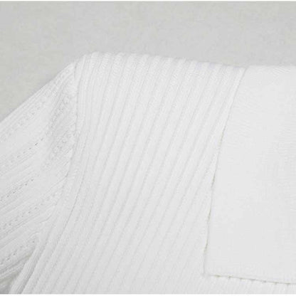 Women's Buttoned Knit Cardigan Skirt Suit