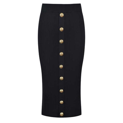 Women Knitwear Cardigan Top Skirt Suit