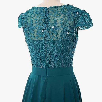 Long lace bridesmaid dresses with cap sleeves lace top wedding guest d SD Dresscode & Fashiontrends Long lace bridesmaid dresses with cap sleeves lace top wedding guest d SD Dresscode & Fashiontrends