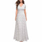 Lace Vintage Formal Bridesmaid Wedding Long Dress Prom Dress Homecoming Dress