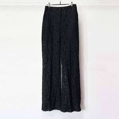 Women One Button Pantsuit Lace Wedding Sut Slim Fit Formal Set