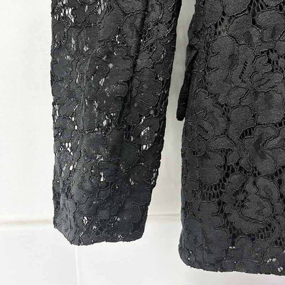 Women One Button Pantsuit Lace Wedding Sut Slim Fit Formal Set