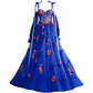 Long Sleeves Prom Dresses Applique Flower Tulle Evening Party Ball Gowns