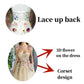 3D Flowers Spaghetti Straps Prom Dress A-line Wedding Gown Birthday Party Dress Tulle Evening Dress