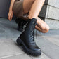 Women's Combat Boots High Top Ankle Lace-Up Boots