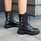 Women's Combat Boots High Top Ankle Lace-Up Boots