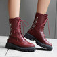 Women's Combat Boots High Top Ankle Lace-Up Boots