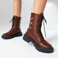 Women's Combat Boots High Top Ankle Lace-Up Boots