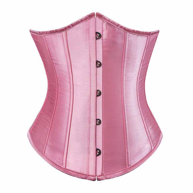 Women's Lace Up Boned Underbust Waist Trainer Corset