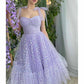 Teens Homecoming Dresses Short Tulle Spaghetti Straps Prom Graduation Dress With Embroidery