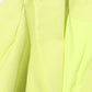 One Button Short Blazer Loose Pants Suits Lemon Green