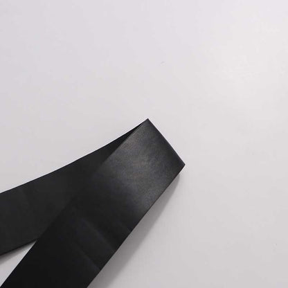 Black High Neck Long Dress with Metallic Belt – Vintage Fitted Waist Evening Gown for Women