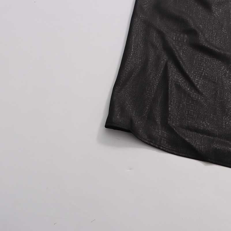 Black High Neck Long Dress with Metallic Belt – Vintage Fitted Waist Evening Gown for Women