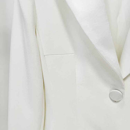 Long Sleeve Crystal Sequin Maxi Coat Dress Black Embellished Long Blazer Dress