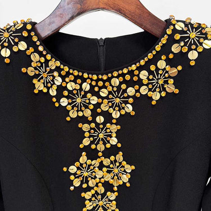 Womens Beaded Evening Dress Long Dresses