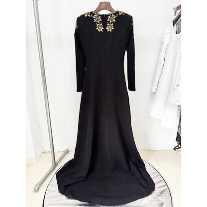 Womens Beaded Evening Dress Long Dresses