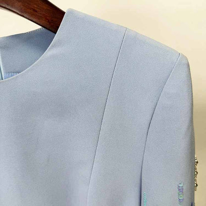 Long Maxi Dress Beads Embroidered Dress Long Prom Gown