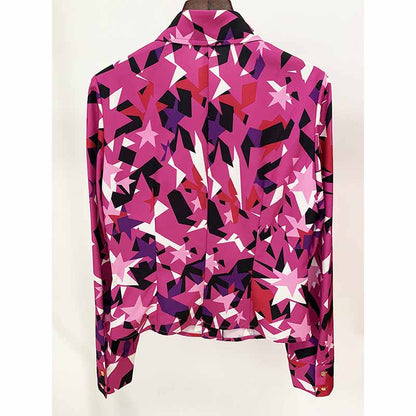 Women Cut Out Fitted Blazer + Mid-High Rise Slim fit Flare Trousers Pants Suit Wedding Suit