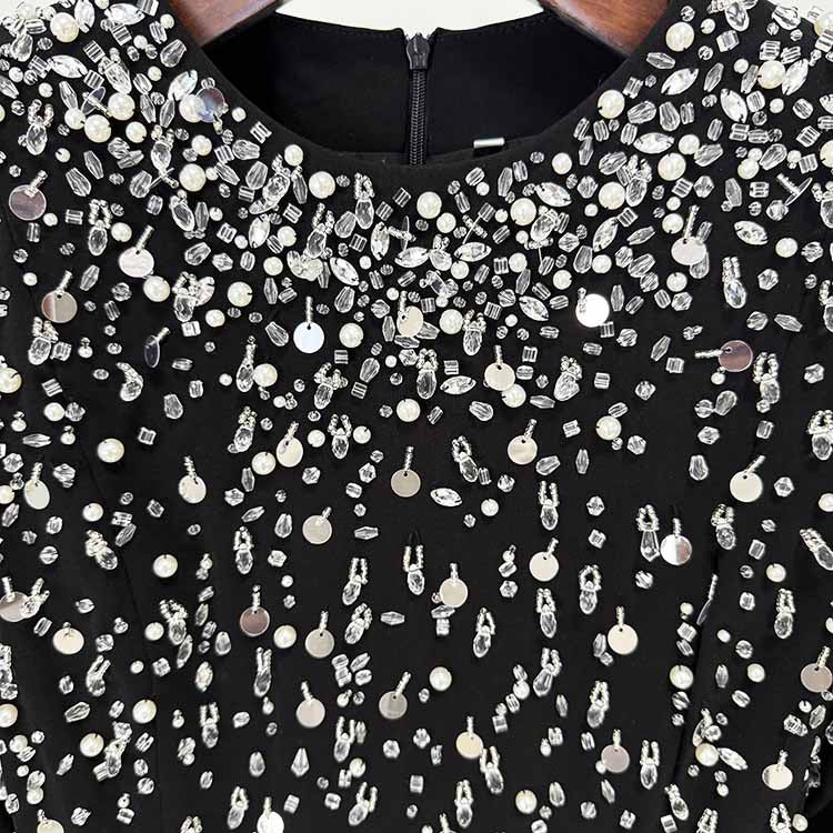 Sparkly A-Line Beaded Long Evening Dresses For Events