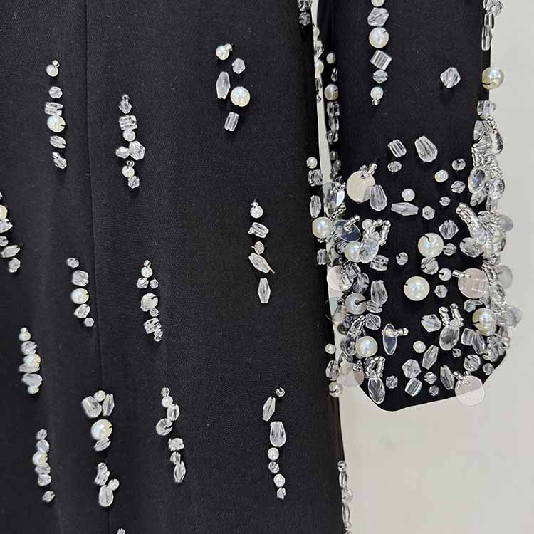 Sparkly A-Line Beaded Long Evening Dresses For Events