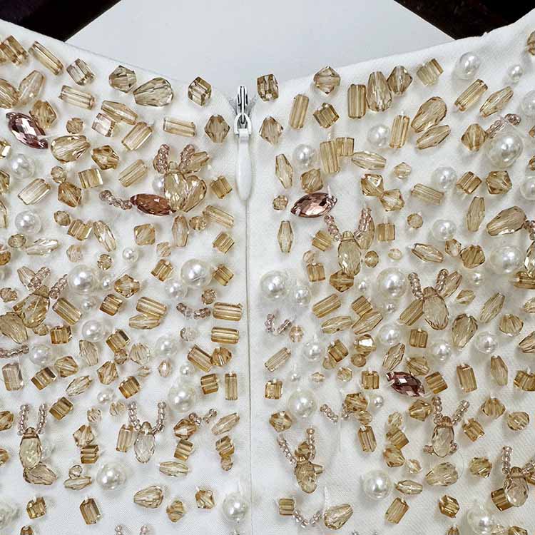 Sparkly A-Line Beaded Long Evening Dresses For Events