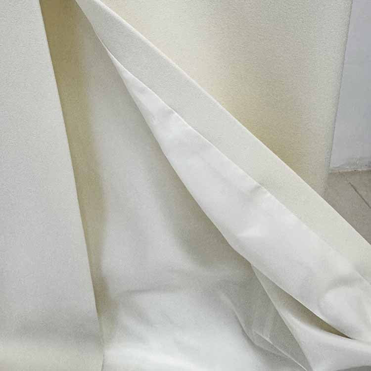 High-neck Maxi Dress With Ruffled Crystal-embellished Sleeves