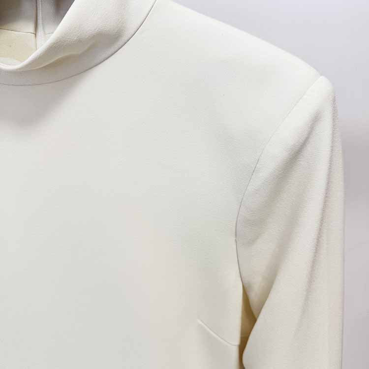 High-neck Maxi Dress With Ruffled Crystal-embellished Sleeves