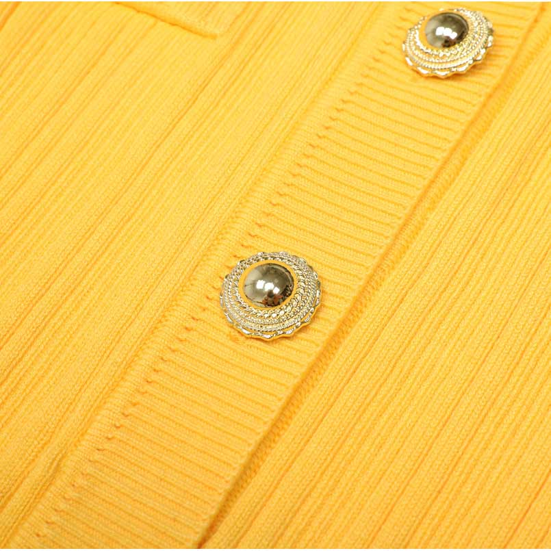 Long Sleeve Round-Neck Knit Dress Long