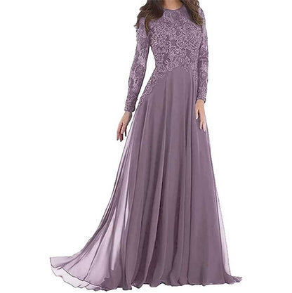Prom Gowns Formal Event Dresses with Sleeves