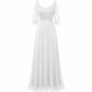 Women's Evening Dresses Elegant for Wedding Bridesmaid Dresses Chiffon Long Prom Dresses Formal Floor-Length Maxi Dresses