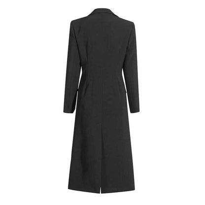 Women's Maxi Blazer Coat for Elegant Style