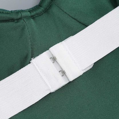 Emerald Green Halter Strap Maxi Dress