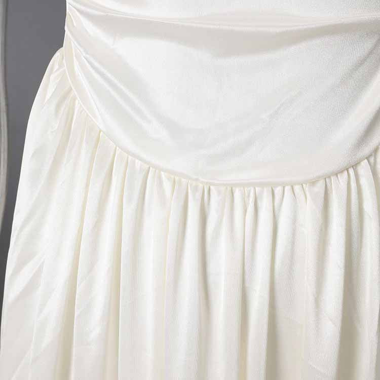 Women’s Vintage Off Shoulder Dress – Sleeveless A-Line Midi Dress with Waist Cinch