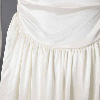 Women’s Vintage Off Shoulder Dress – Sleeveless A-Line Midi Dress with Waist Cinch