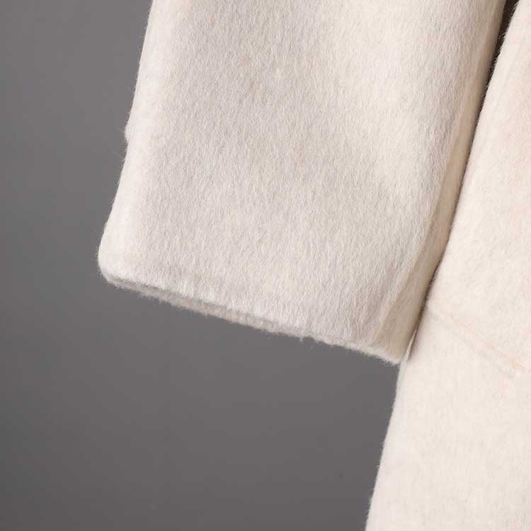 Elegant mid-length wool coat stylish comfort with soft fabric and versatile design for casual or formal wear