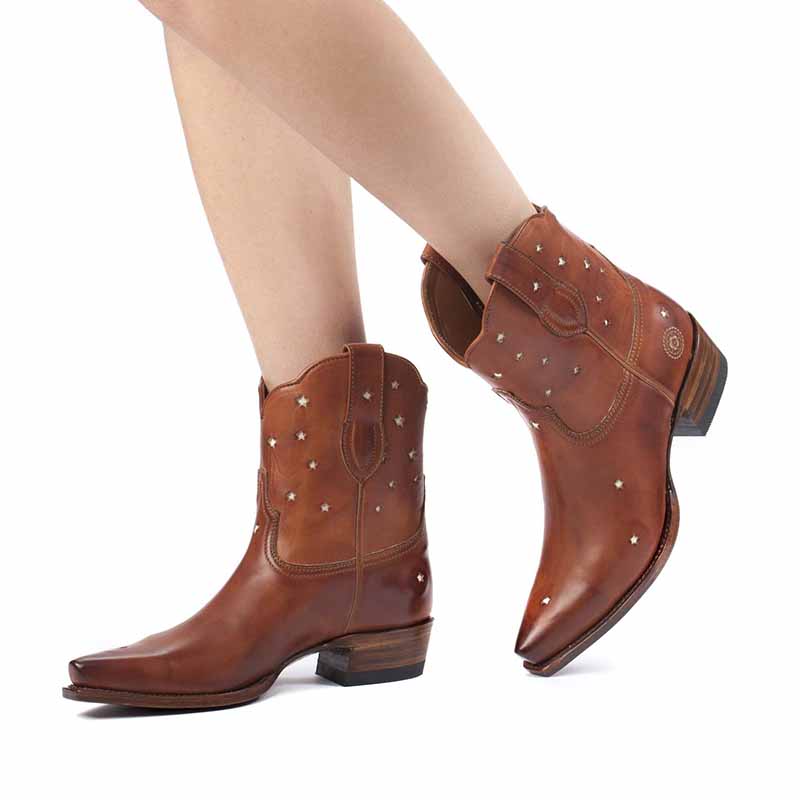 Womens Ankle Boots Low Heel Fashion Boots Chunky Block Heel Pointed Toe Fall Booties