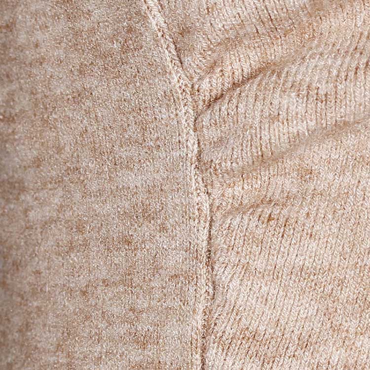 Collar Long Sleeve Knit Dress with Bow Detail – Knitted Dress for Fall & Winter