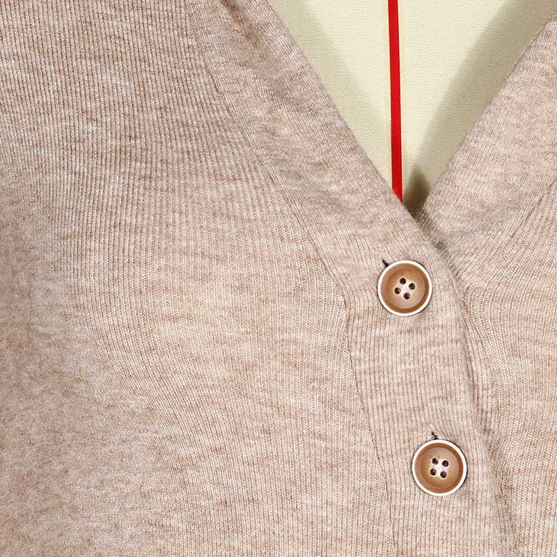 Collar Long Sleeve Knit Dress with Bow Detail – Knitted Dress for Fall & Winter