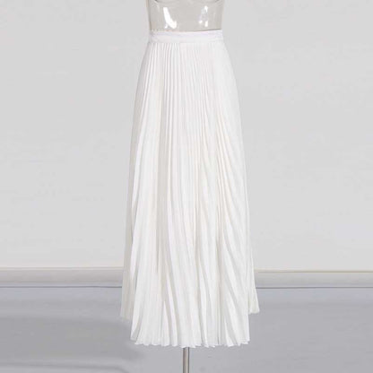 Women's Midi Skirt Suit Standard Collar Long Sleeve Formal Suit