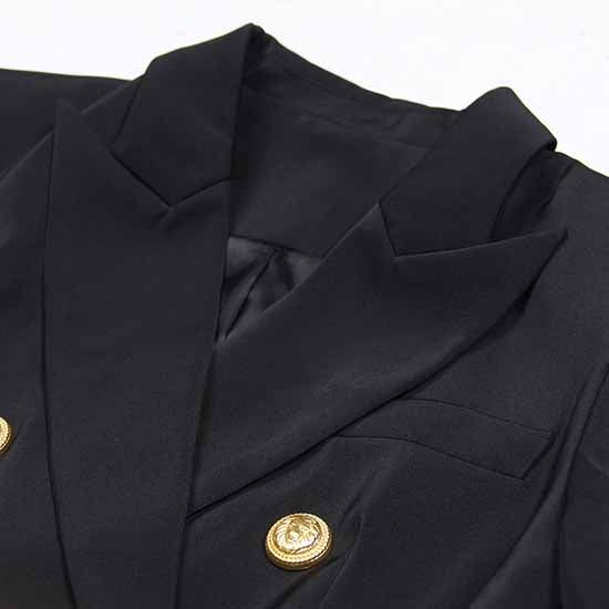Short Sleeves Double Breasted Gold Button Blazer Dress Women Mini Blaz SD Dresscode & Fashiontrends Short Sleeves Double Breasted Gold Button Blazer Dress Women Mini Blaz SD Dresscode & Fashiontrends