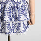 Embroidered Ruffled Mini Dress Strapless Summer Dress