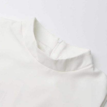 Sleeveless Feather Mini Dress