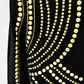 Short Gold Bead Embroidered Dress Mini Dress