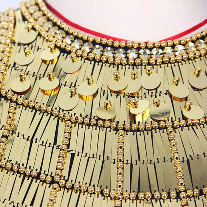 Sequin Mini Dress Gold Metal Pary Sexy Dress