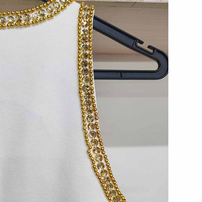 Sequin Mini Dress Gold Metal Pary Sexy Dress