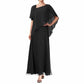 Plus Size Chiffon Mother of The Bride Dress Long Maxi Formal Evening Gown