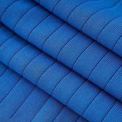 Women's Long Sleeve Cut-Out Midi Knitted Dress