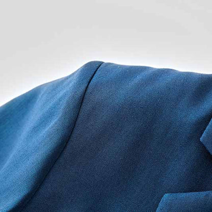 Women Single-Breasted Blazer Solid Color Fashion Blazer Jacket