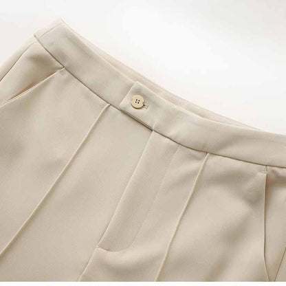 One Button Beaded Pantsuit – Women's Business Suit for Office & Evening